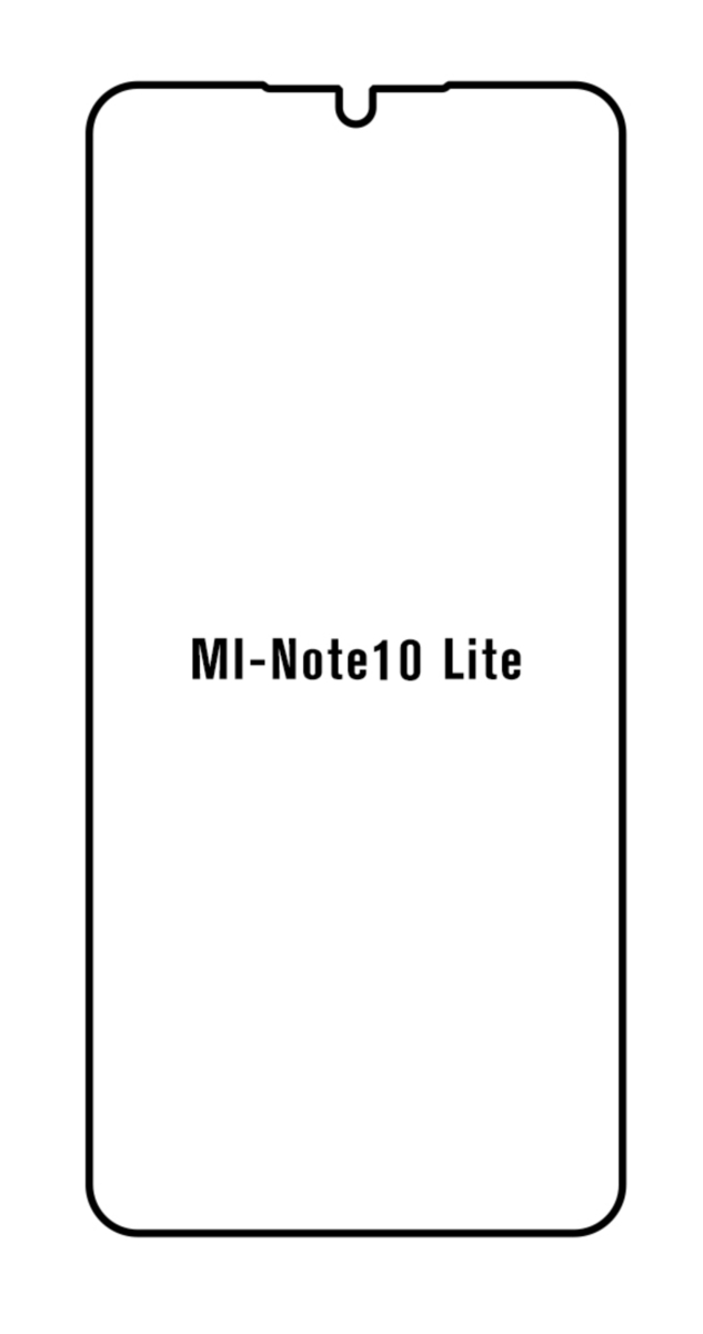 Hydrogel - matná ochranná fólie - Xiaomi Mi Note 10 lite