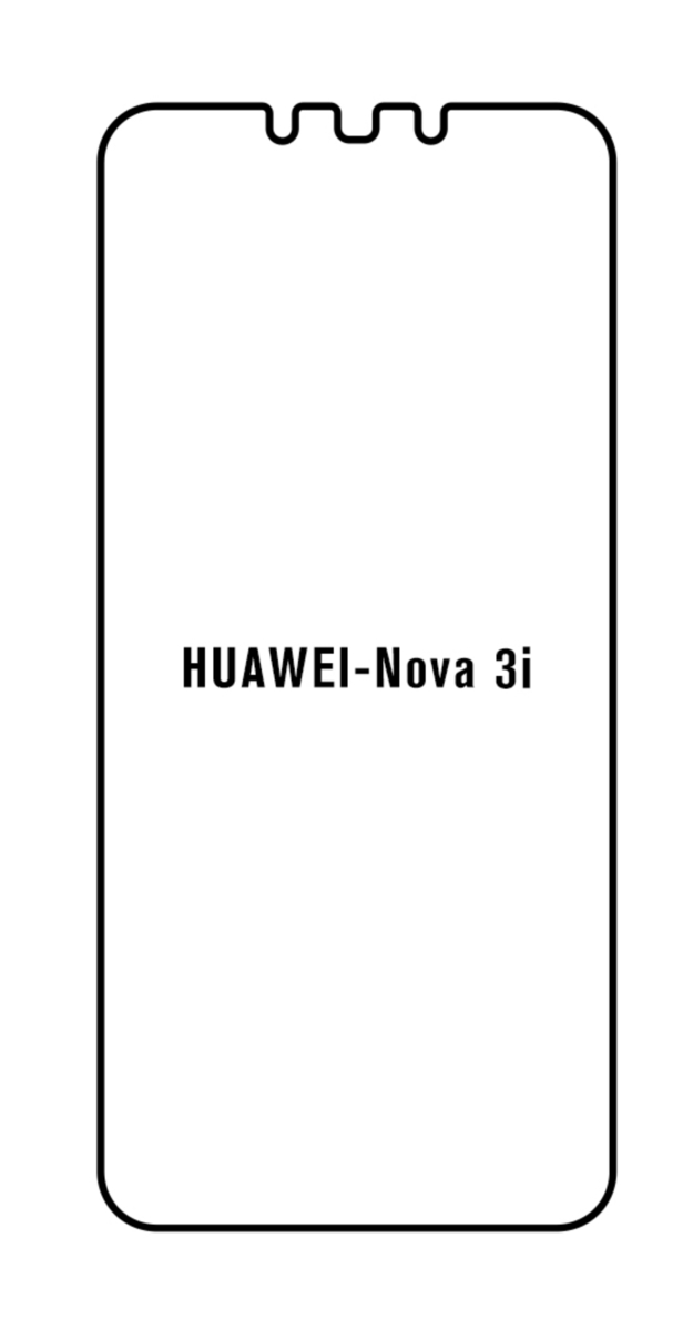 Hydrogel - matná ochranná fólie - Huawei Nova 3i