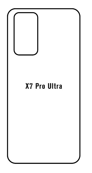 Hydrogel - zadní ochranná fólie - Realme X7 Pro Ultra