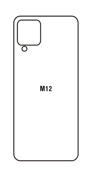 Hydrogel - matná zadní ochranná fólie - Samsung Galaxy M12