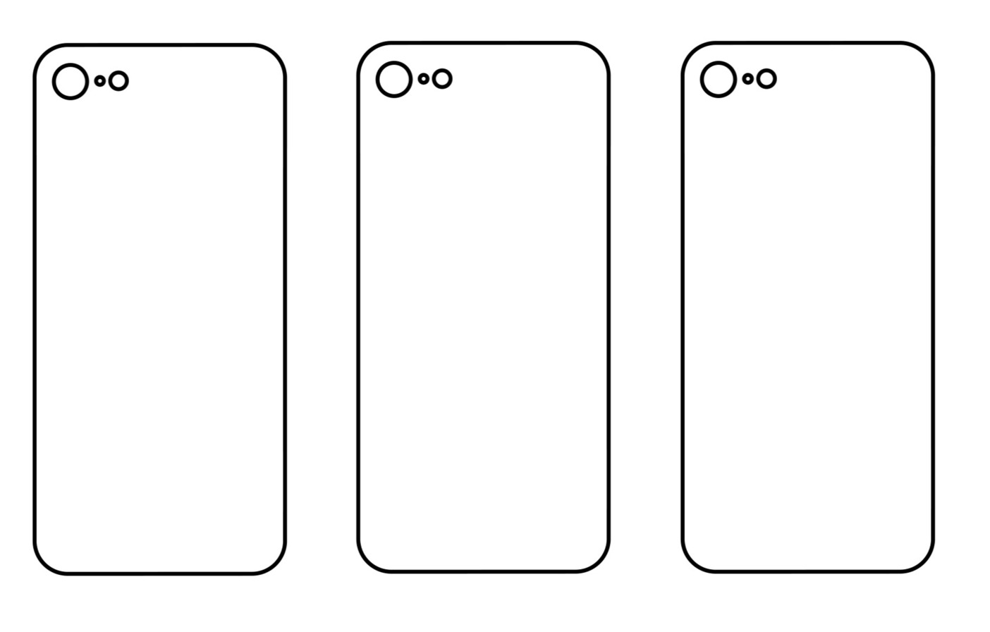 3PACK - Hydrogel - 3x zadní ochranná fólie - iPhone 7/iPhone 8