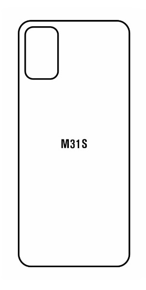 Hydrogel - matná zadní ochranná fólie - Samsung Galaxy M31s