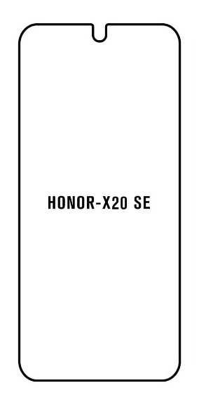 Hydrogel - matná ochranná fólie - Huawei Honor X20 SE