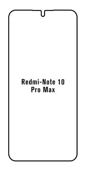 Hydrogel - matná ochranná fólie - Xiaomi Redmi Note 10 Pro Max