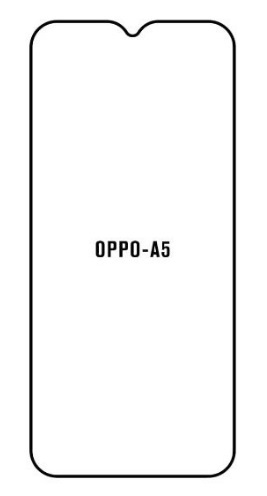 Hydrogel - matná ochranná fólie - OPPO A5 2020