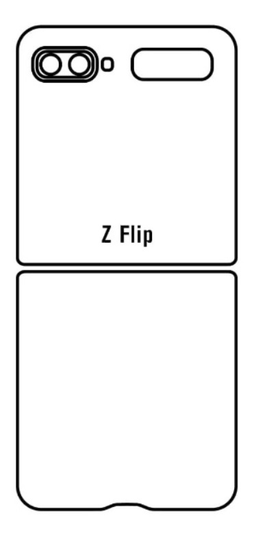 Hydrogel - zadní ochranná fólie - Samung Galaxy Z Flip