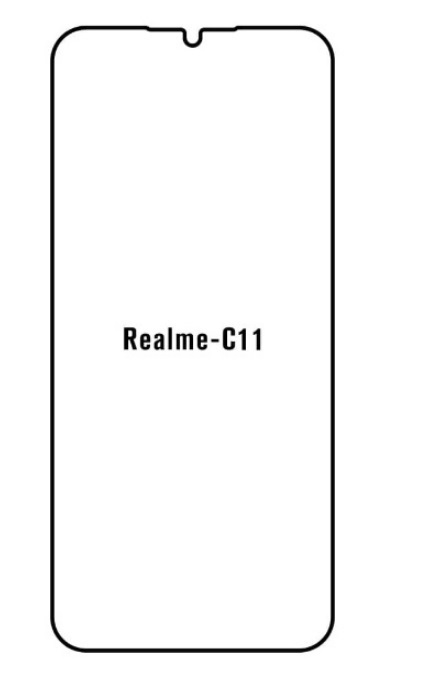 Hydrogel - matná ochranná fólie - Realme C11