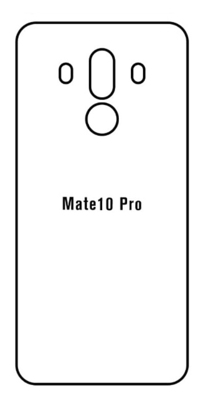 Hydrogel - matná zadní ochranná fólie - Huawei Mate 10 Pro