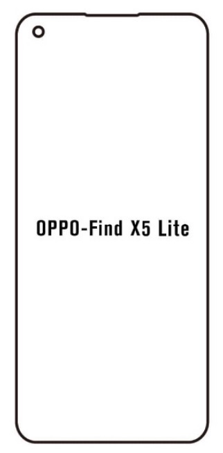 Hydrogel - matná ochranná fólie - OPPO Find X5 lite
