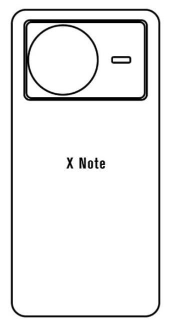 Hydrogel - zadní ochranná fólie - Vivo X Note