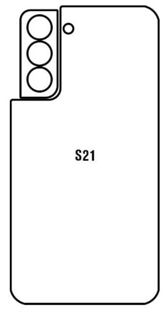 Hydrogel - matná zadní ochranná fólie - Samsung Galaxy S21+ 5G