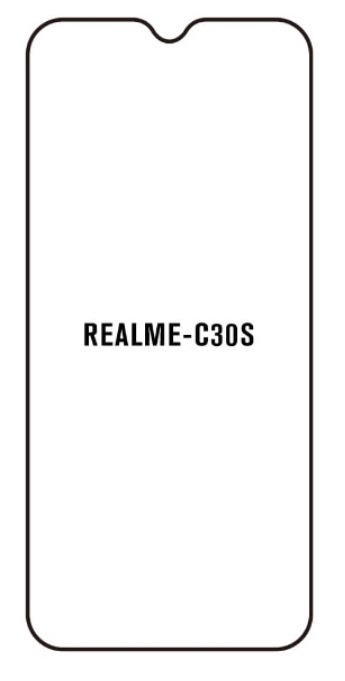 Hydrogel - matná ochranná fólie - Realme C30s
