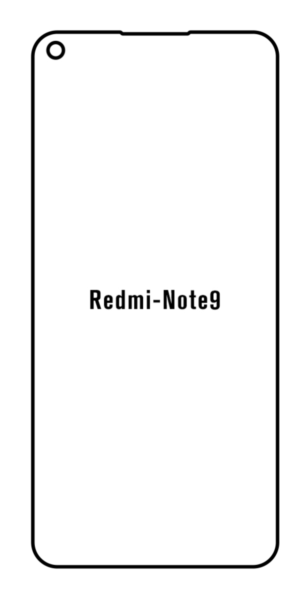 Hydrogel - ochranná fólie - Xiaomi Redmi Note 9 (global) (case friendly)
