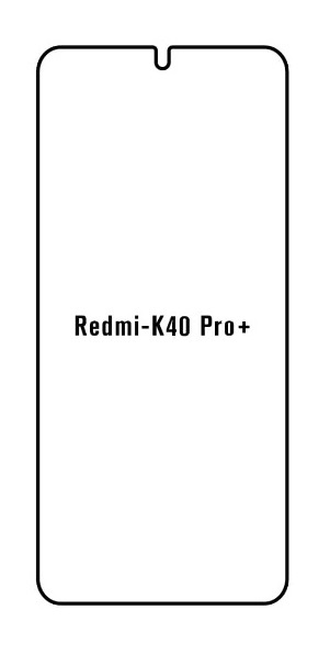 Hydrogel - ochranná fólie - Xiaomi Redmi K40 Pro+ (case friendly)