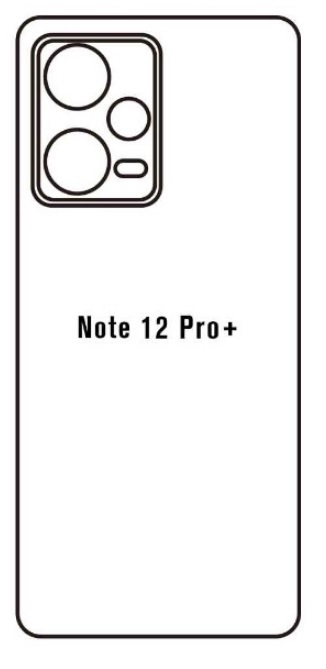 Hydrogel - matná zadní ochranná fólie - Xiaomi Redmi Note 12 Pro+