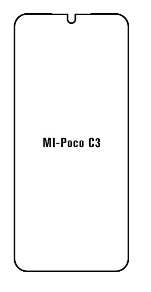 Hydrogel - ochranná fólie - Xiaomi Poco C3 (case friendly)