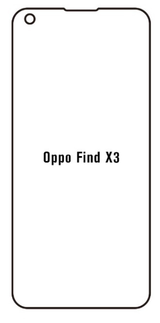 Hydrogel - matná ochranná fólie - OPPO Find X3 5G