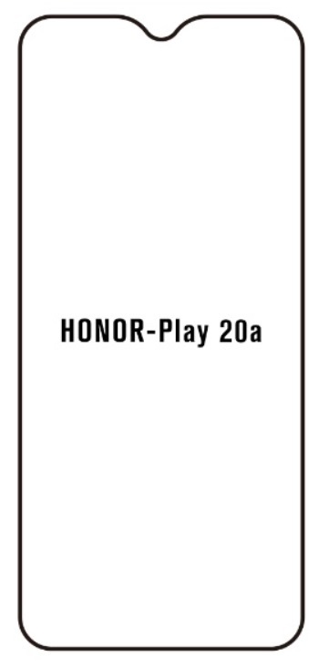 Hydrogel - matná ochranná fólie - Huawei Honor Play 20a