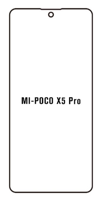 Hydrogel - ochranná fólie - Xiaomi Poco X5 Pro 5G (case friendly)