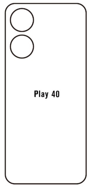 Hydrogel - matná zadní ochranná fólie - Huawei Honor Play 40