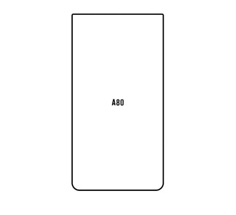 Hydrogel - matná zadní ochranná fólie - Samsung Galaxy A80/A90 