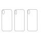 3PACK - Hydrogel - 3x zadní ochranná fólie - iPhone X/XS