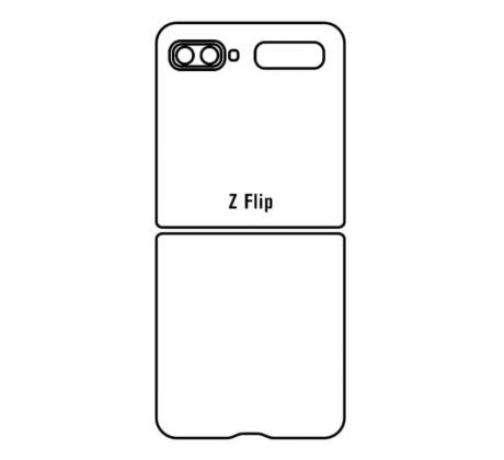 Hydrogel - matná zadní ochranná fólie - Samsung Galaxy Z Flip 