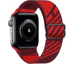 Scrunchie řemínek pro Apple Watch (42/44/45mm) Dark Red - Red