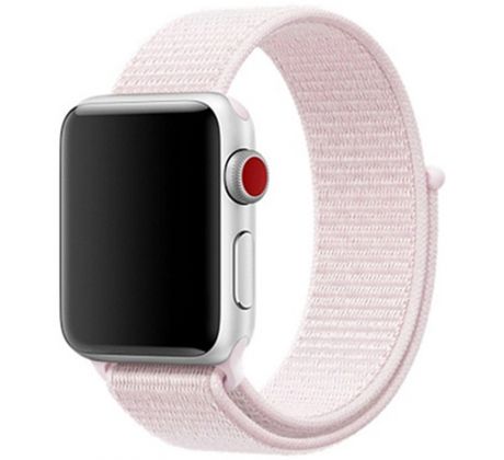 Nylonový řemínek pro Apple Watch (42/44/45mm) Pearl Pink