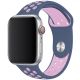 Řemínek pro Apple Watch (38/40/41mm) Sport, sea blue-light pink (velikost S)