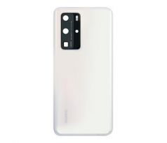 Huawei P40 Pro - Zadní kryt - biely - se sklíčkem zadní kamery (náhradní díl)