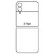 Hydrogel - zadní ochranná fólie - Samung Galaxy Z Flip 4
