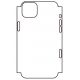 Hydrogel - zadní ochranná fólie - iPhone 14 Plus, typ výřezu 5