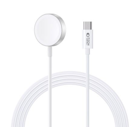 NABÍJECÍ KABEL TECH-PROTECT ULTRABOOST MAGNETIC CHARGING TYPE-C CABLE 120CM APPLE WATCH WHITE
