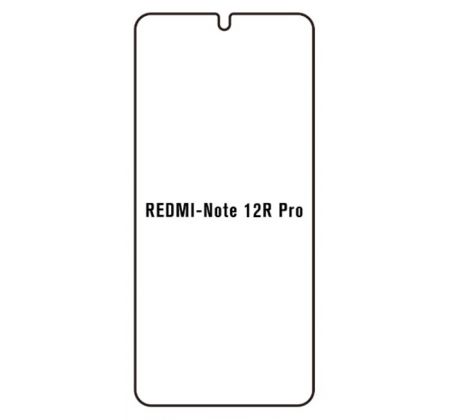 Hydrogel - matná ochranná fólie - Xiaomi Redmi Note 12R Pro