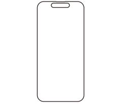 Hydrogel - matná ochranná fólie - iPhone 15 Pro (case friendly)