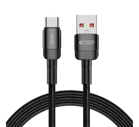 KABEL TECH-PROTECT ULTRABOOST EVO TYPE-C CABLE 100W/5A 200CM BLACK
