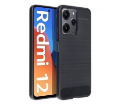 CARBON Case  Xiaomi Redmi 12 4G / Redmi 12 5G cerný