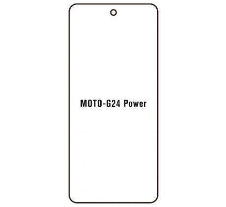 Hydrogel - matná ochranná fólie - Motorola Moto G24 Power
