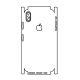 Hydrogel - matná zadní ochranná fólie (full cover) - iPhone XS Max - typ výřezu 1