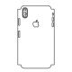 Hydrogel - matná zadní ochranná fólie (full cover) - iPhone XS Max - typ výřezu 7