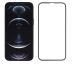 5D Hybrid ochranné sklo iPhone 12/12 Pro - s vystouplými okraji - černé