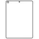 Hydrogel - zadní ochranná fólie - Apple iPad 9.7 2017 typ výřezu 1