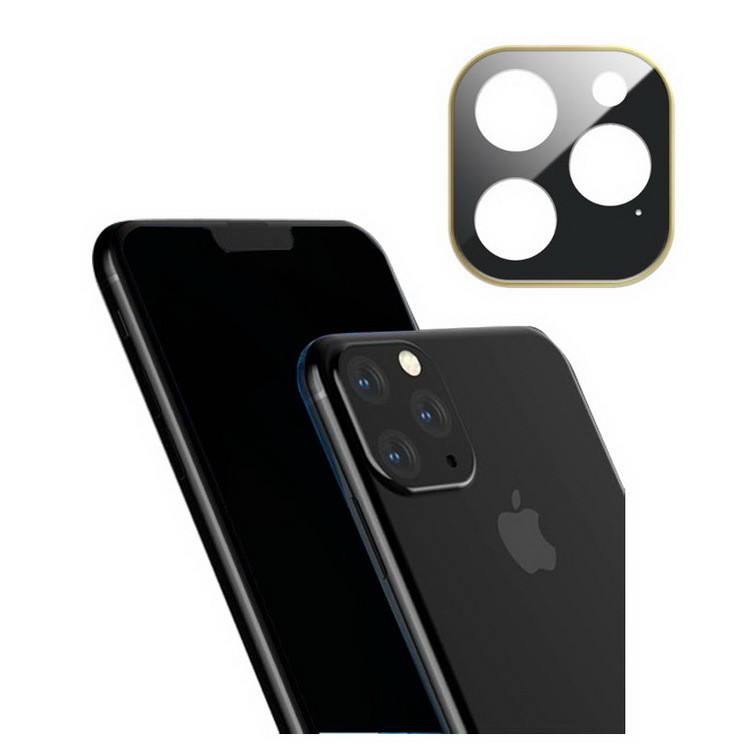 Camera Lens Protector (černé) - Ochranné sklo na zadní kameru pro Apple iPhone 11 Pro Max