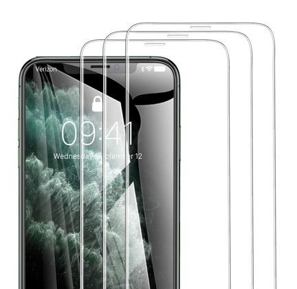 10ks balení - ochranné sklo - bez horního výřezu pro iPhone X