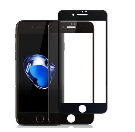 10ks balení - 3D ochranné sklo na celý displej - iPhone 6/6S - černé