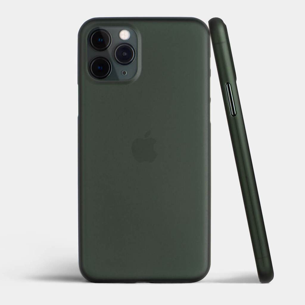 Slim Minimal iPhone 12 Pro - matný zelený