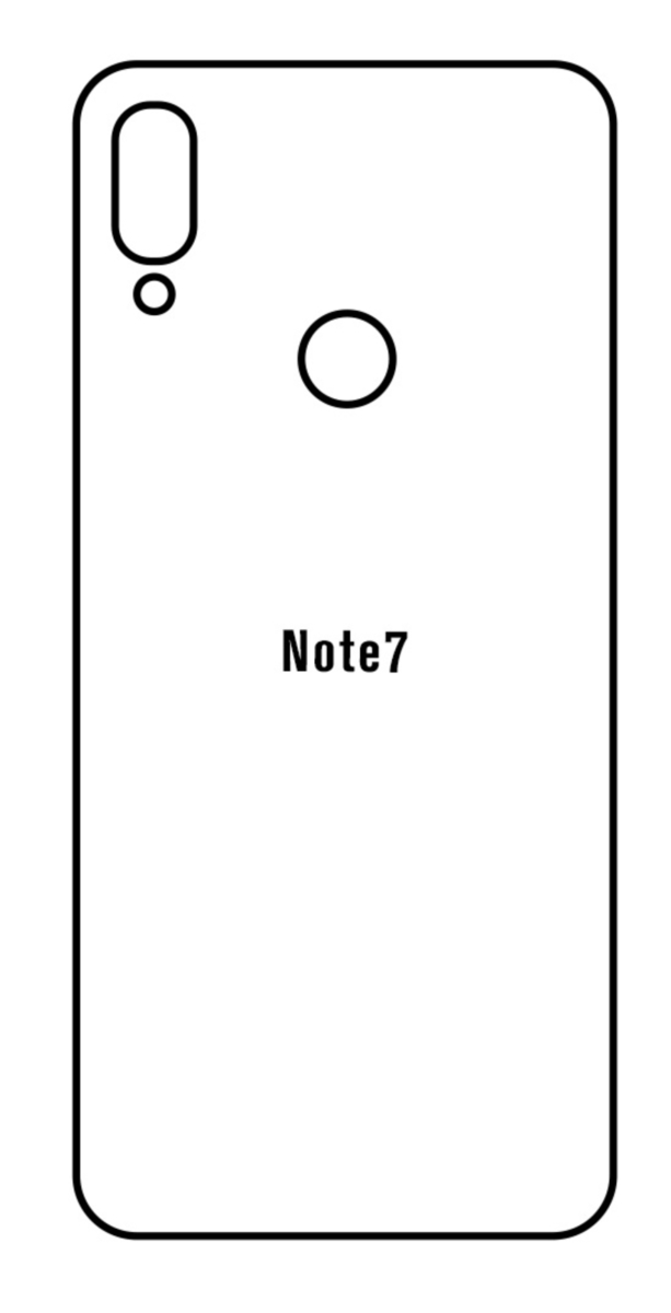 Hydrogel - zadní ochranná fólie - Xiaomi Redmi Note 7