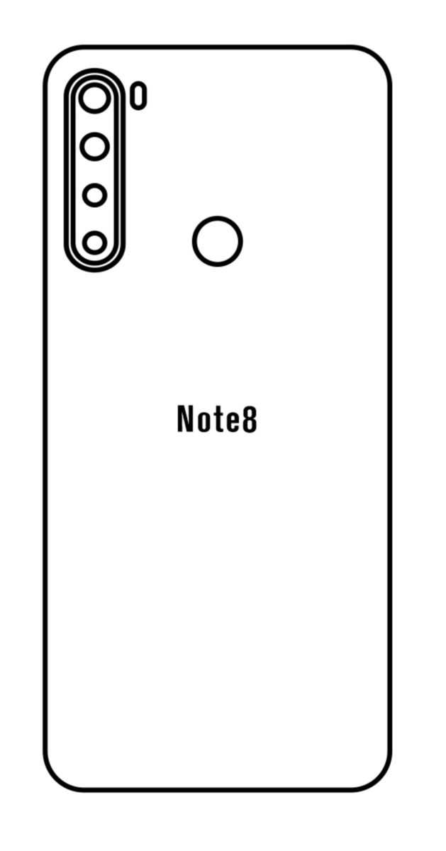 Hydrogel - zadní ochranná fólie - Xiaomi Redmi Note 8