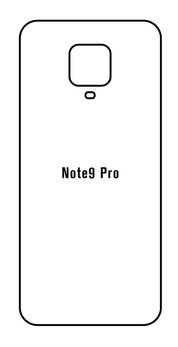 Hydrogel - zadní ochranná fólie - Xiaomi Redmi Note 9 Pro